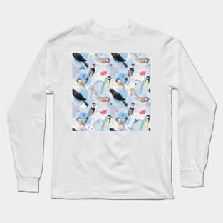 Winter birds Long Sleeve T-Shirt